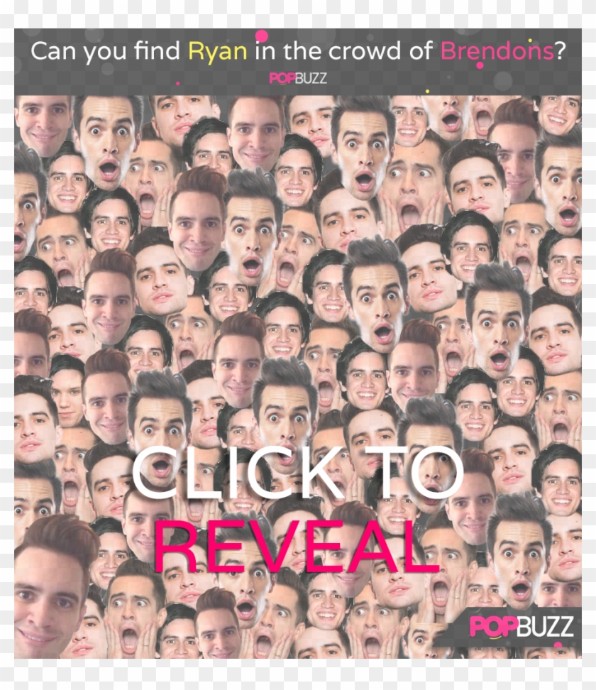 Brendon Urie Face Collage Clipart
