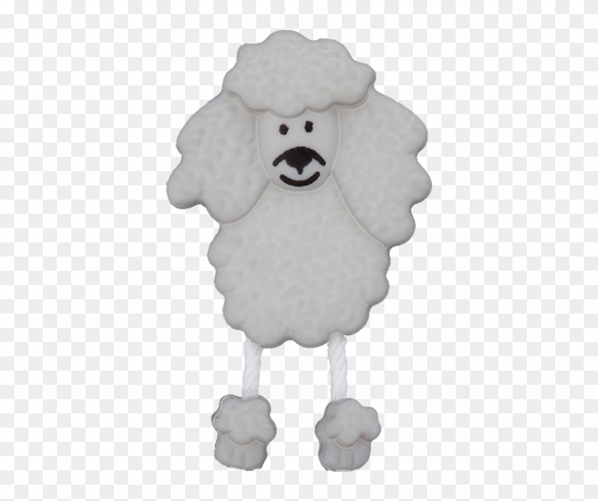 Polyester Button Poodle Article - Cartoon Clipart