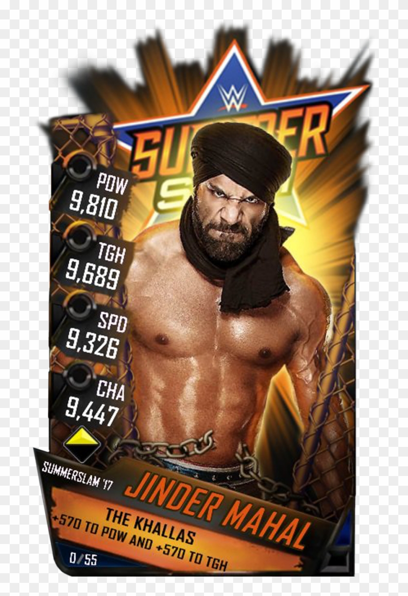 Supercard Jindermahal S3 14 Wrestlemania33 Mitb Supercard - Wwe Supercard Summerslam 17 Cards Clipart #2177165