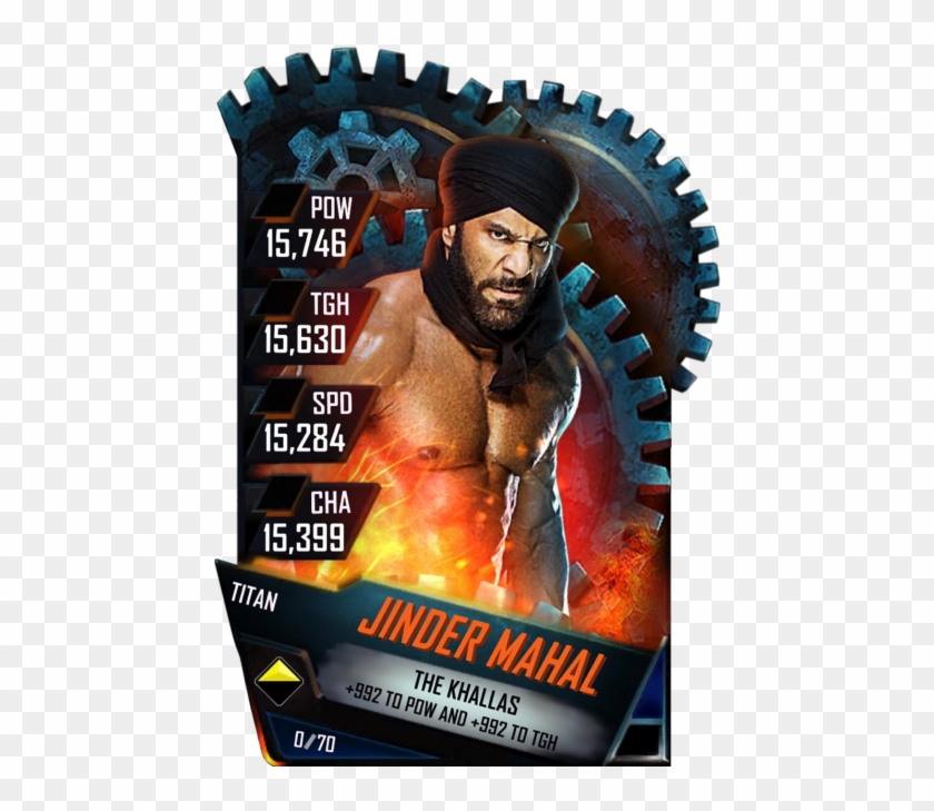 Jindermahal S4 18 Titan - Kane Wwe Supercard Clipart #2177228