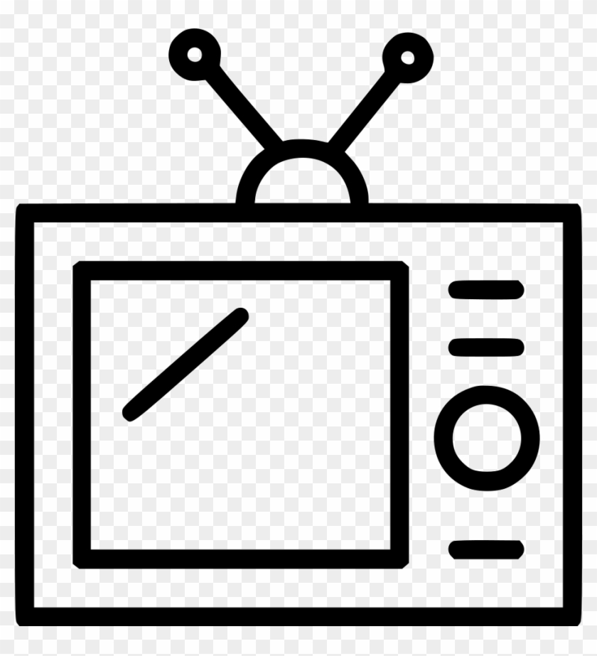 Retro Vintage Tv - Tv Commercial Icon Png Clipart #2177351
