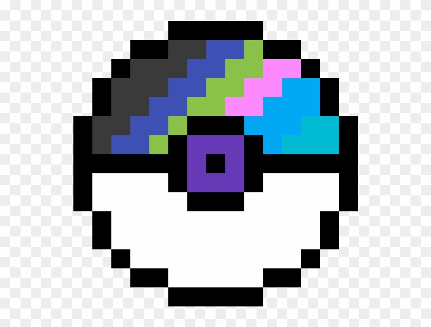 Pokeball Png Pic - Pokeball Pixel Art Clipart