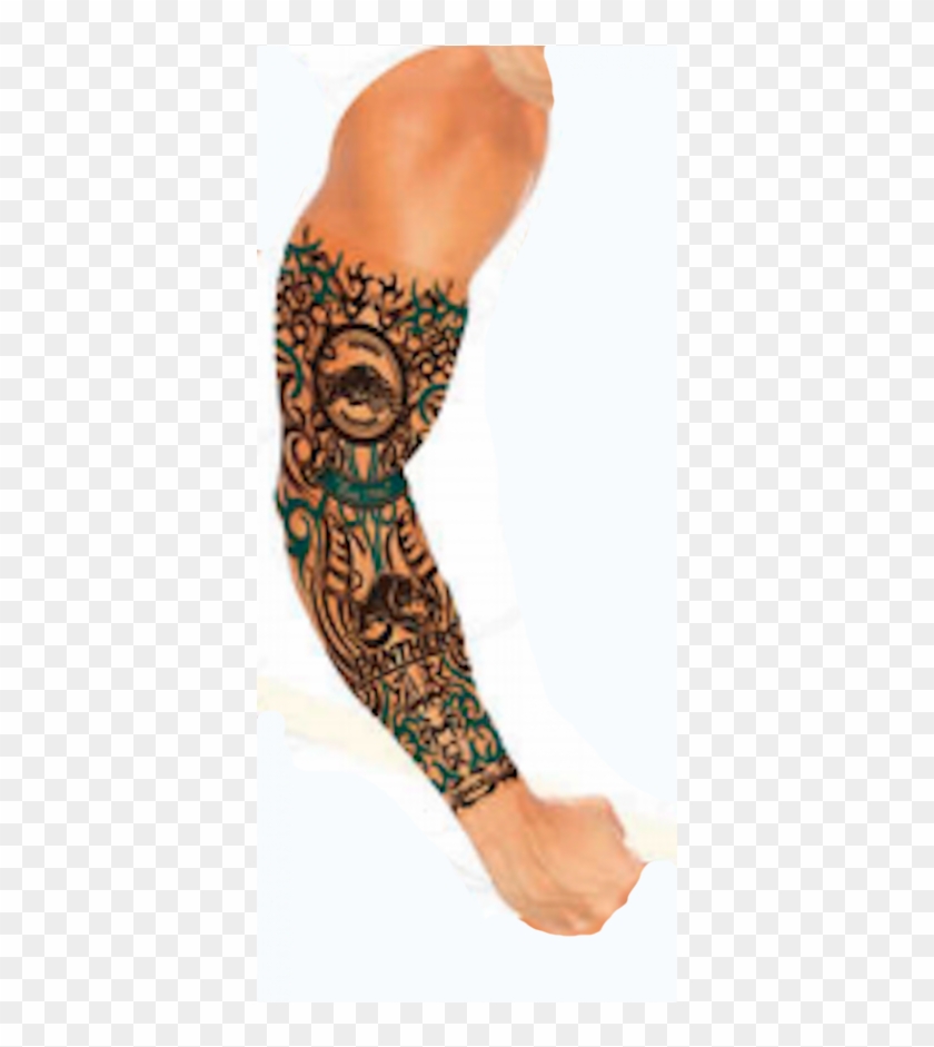 Penrith Panthers Nrl Youth Tattoo Sleeve - Temporary Tattoo Clipart