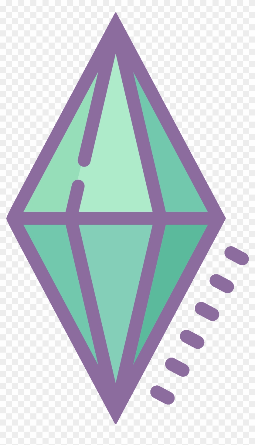 The Sims Icon - Triangle Clipart #2178390