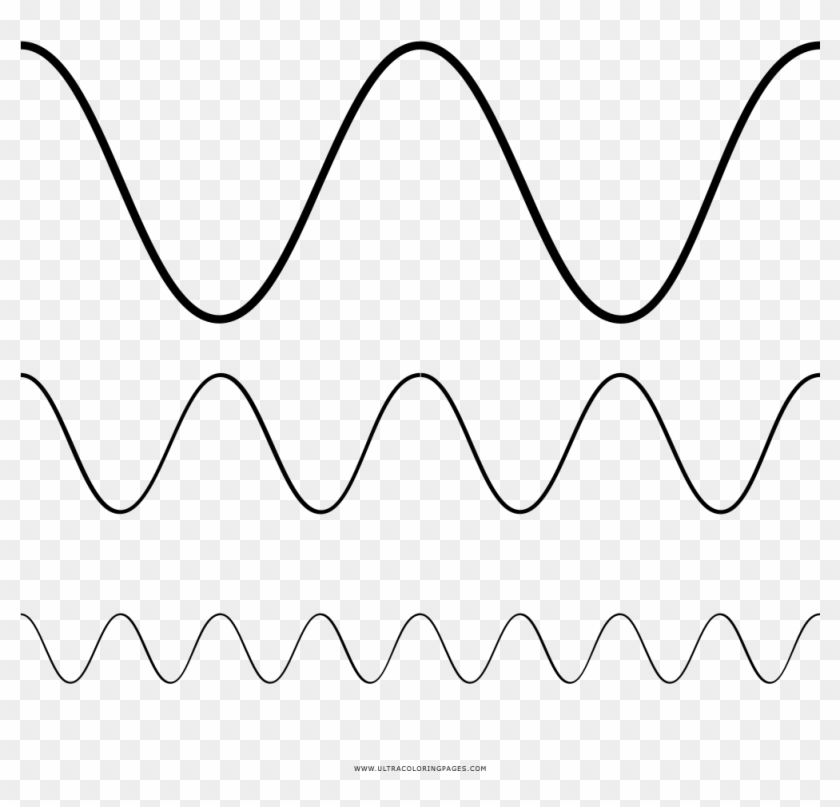 Sine Waves Coloring Page - Line Art Clipart #2178480