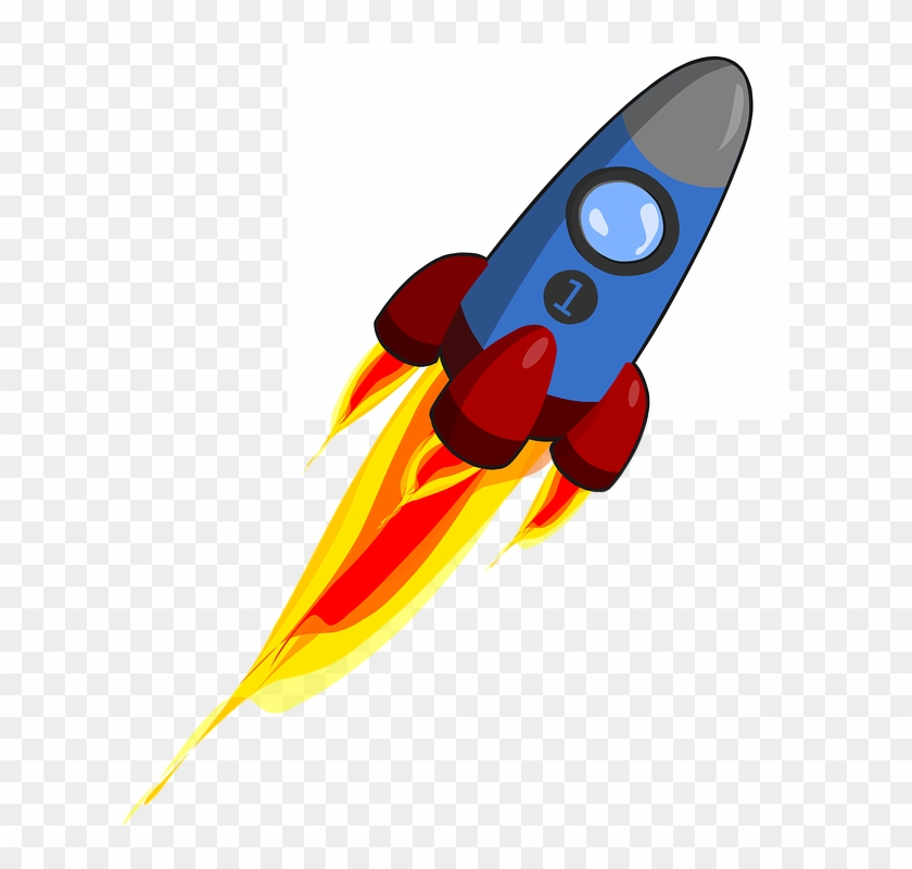 Alphabet Word Images, Animation, Cartoon, Flame, Rocket - Rocket Ships Png Clipart #2178484