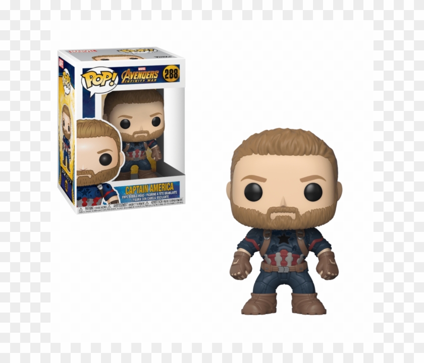 Marvel Avengers Infinity War Captain America Figurine - Funko Pop Jurassic World Owen Clipart #2178682