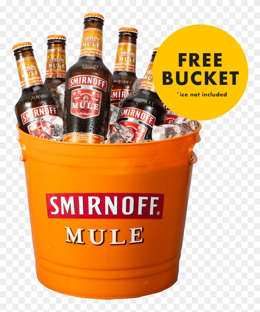 Smirnoff Mule 330ml 18 Pack With Free Bucket - Smirnoff Clipart #2178976