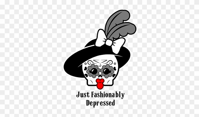 Just Fashionably Depressed - Illustration Clipart