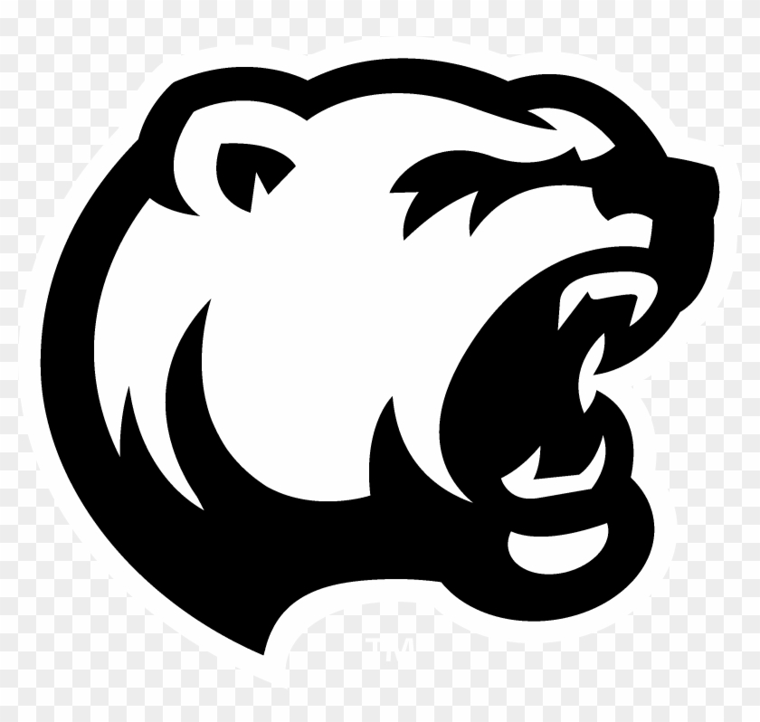 Chicago Bears Logo Stencil Alfie Anido - Hershey Bears Logo Clipart #2179157