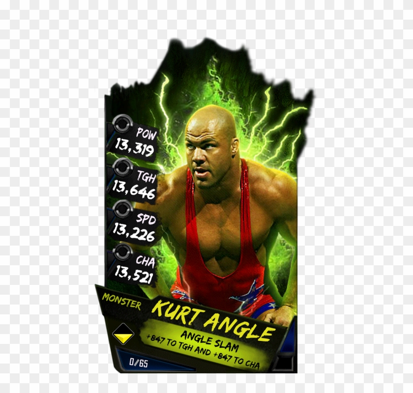 Supercard Kurtangle S3 15 Summerslam17 Halloffame Supercard - Wwe Supercard Big E Clipart #2179319