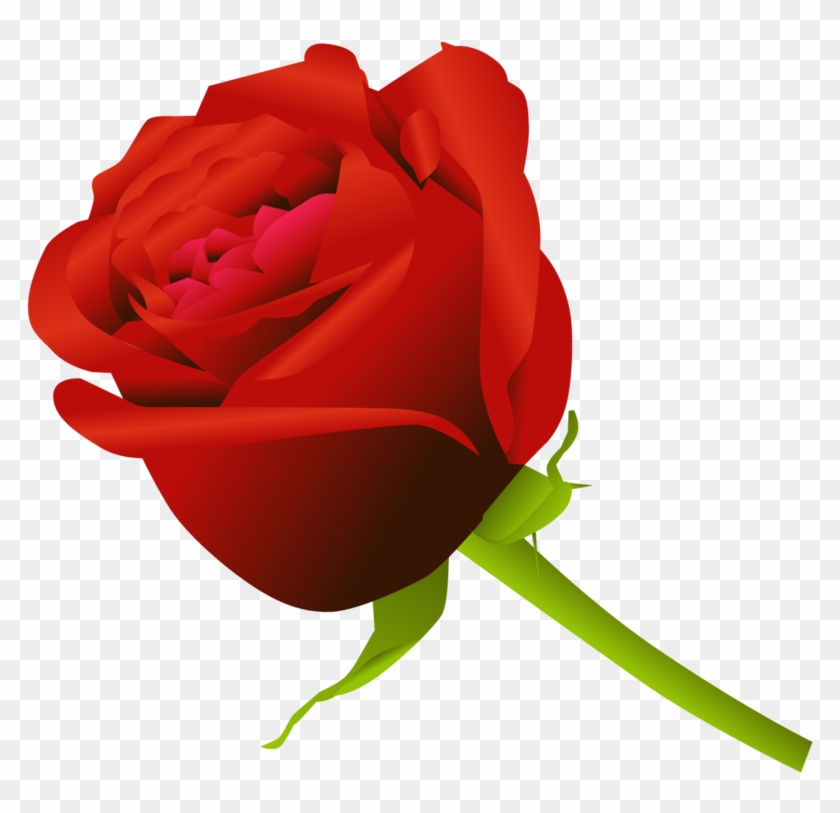 Simple Rose By Dekomaru - Simple Rose Clipart #2179344