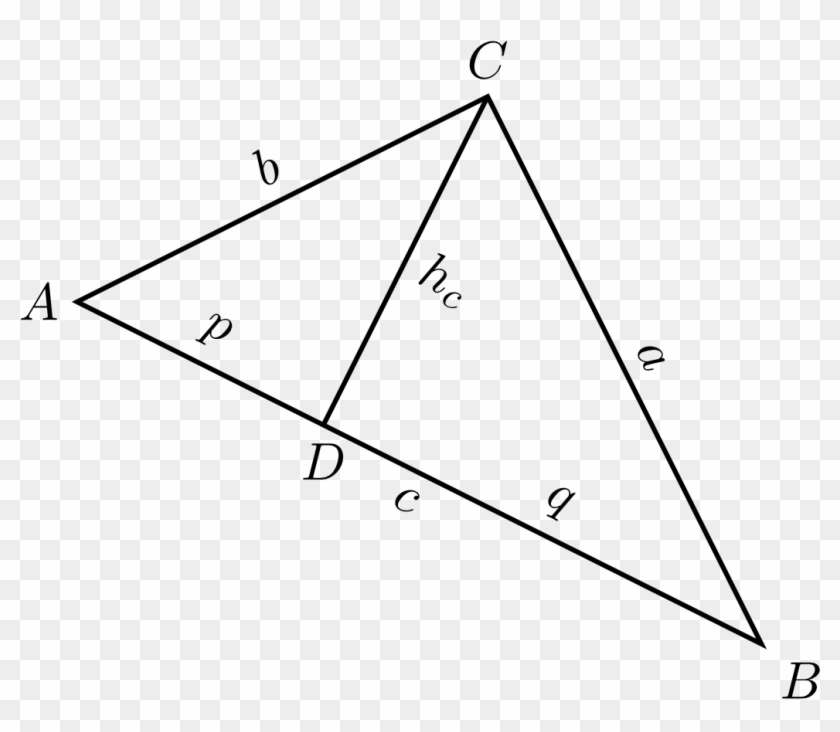Right Triangle Altitude Theorem Clipart
