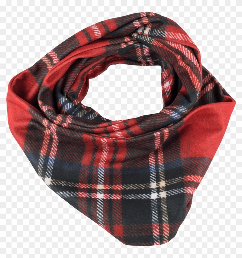 Phunkshun Infinity Scarf - Plaid Scarf Png Clipart