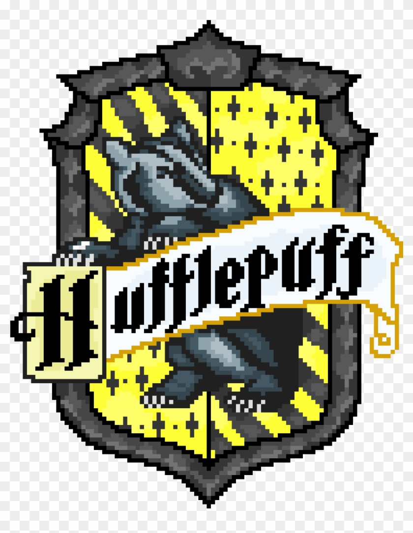 Hufflepuff House - Harry Potter Blason Hufflepuff Clipart #2179876