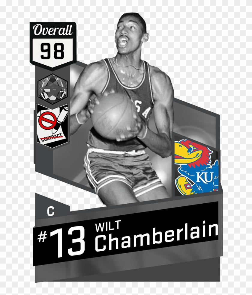 Wilt Chamberlain - Magic Johnson Nba 2k17 Clipart