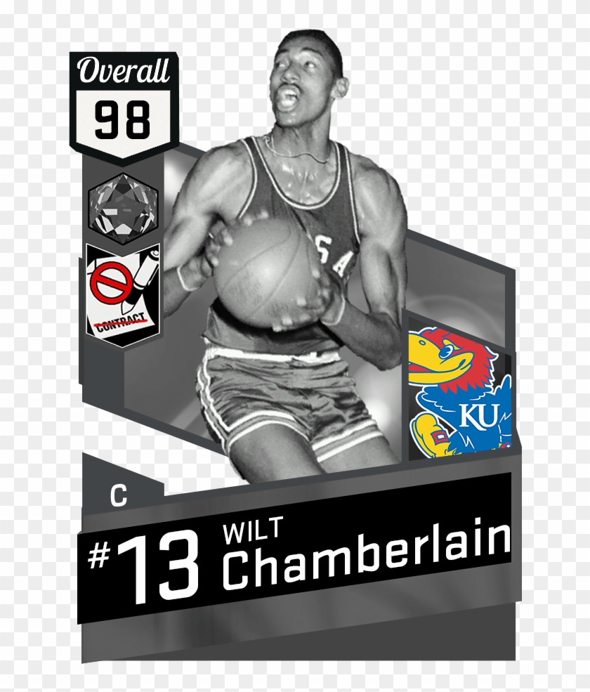 Wilt Chamberlain - Magic Johnson Nba 2k17 Clipart #2180253
