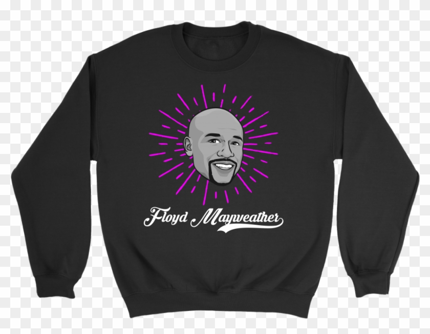 Floyd Mayweather Halo Sweatshirt - Easily Distracted By Dogs & Books Shirt Clipart #2180309