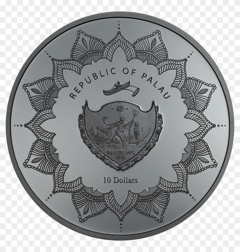Laughing Buddha Gold Plated 2 Oz Silver Coin 10 Palau Clipart #2180407