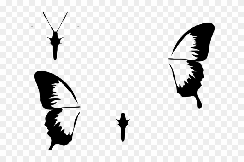 Butterfly Silhouette Clipart #2180413