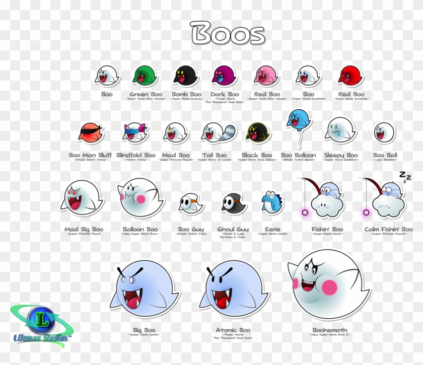 Paper Boos By Dpghoastmaniac2 Super Mario Bros Boo Clipart #2180597