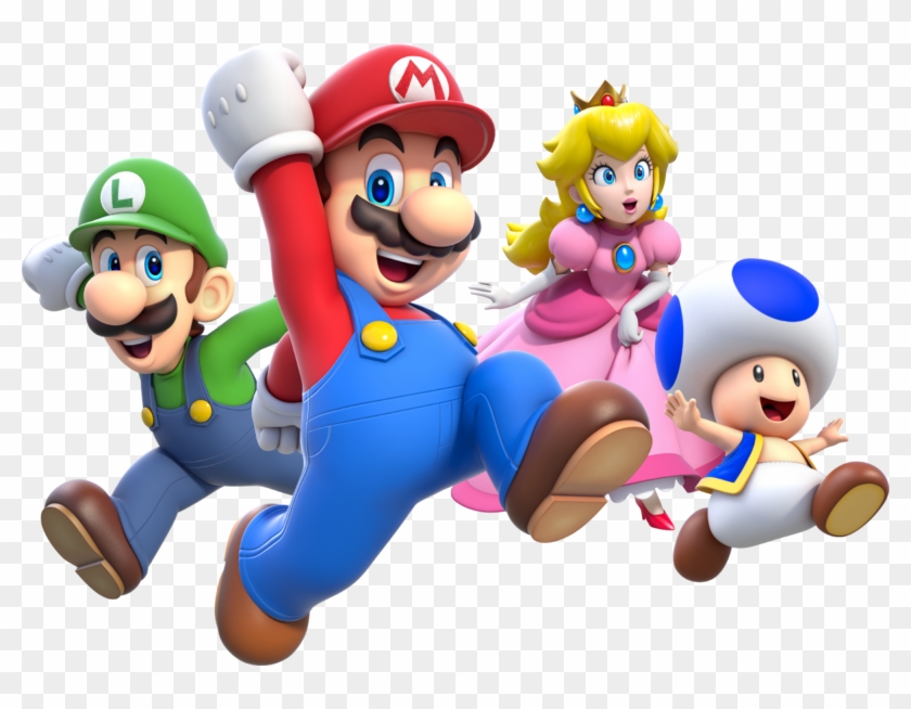 800px-main Crew Artwork - Super Mario Bros Png Clipart