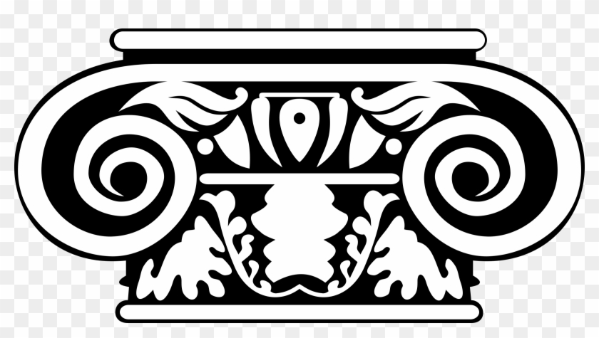 2400 X 1244 3 - Ionic Columns Clip Art - Png Download