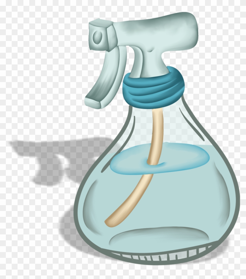 Spray Bottle Clipart - Water Spray Bottle Clipart - Png Download