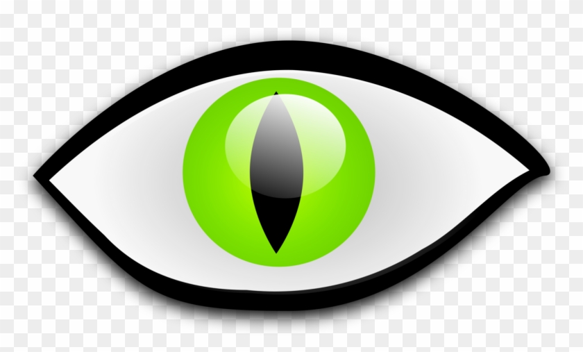 Cat's Eye Drawing Eye Color - Cat Eyes Clipart Black And White - Png Download