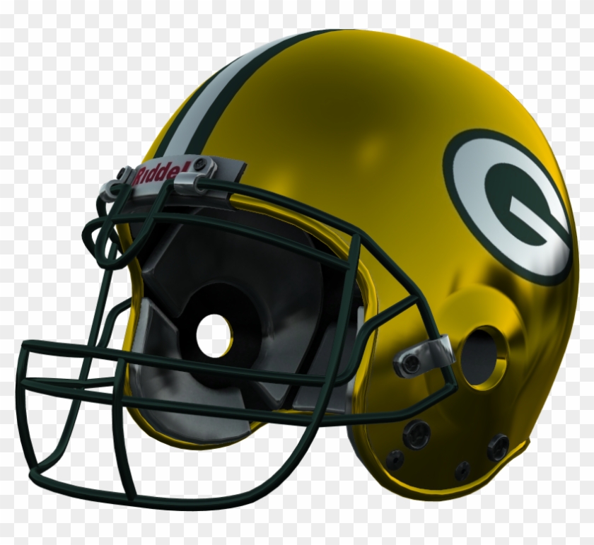 Green Bay Packers - New England Patriots Helmet Png Clipart