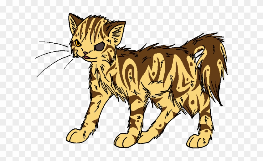 Stare Clipart Cat Eye - One Eye Warrior Cats - Png Download