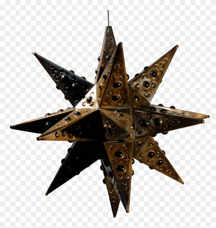 Tin Double Marble Hanging Star - Ishtar Star Clipart #2181395