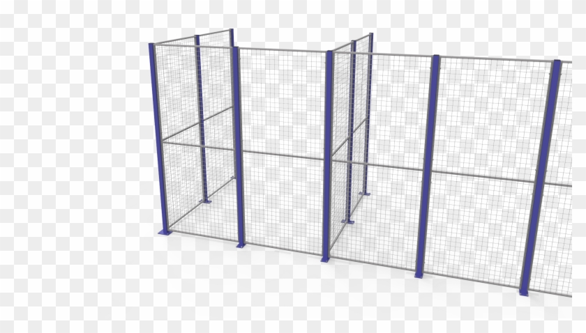 Made From A 3mm Wire Mesh, Each Panel Is Supported - Net Clipart