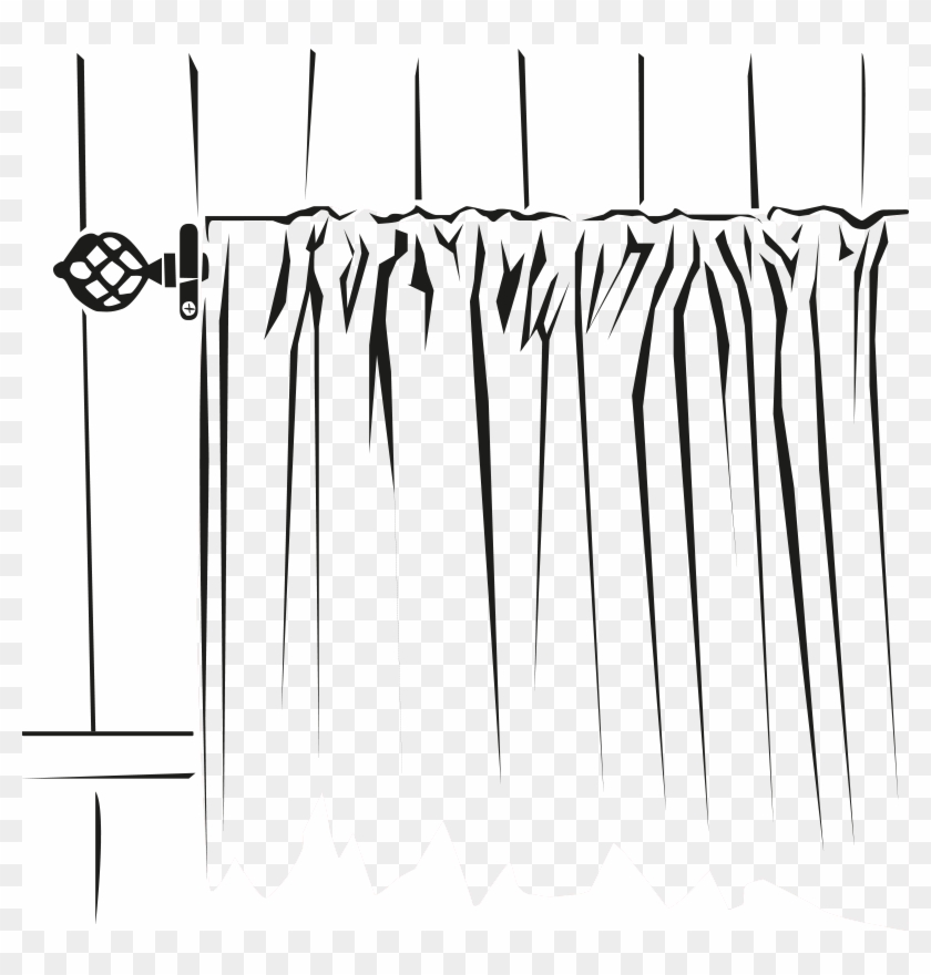Slot Top Curtains - Curtain Clipart
