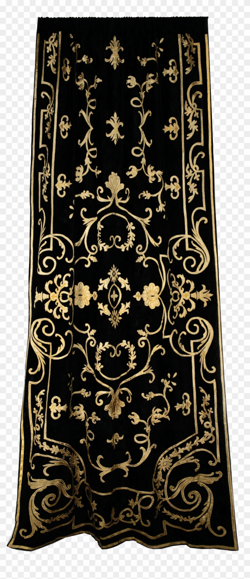 Velvet Curtain Clipart #2183322