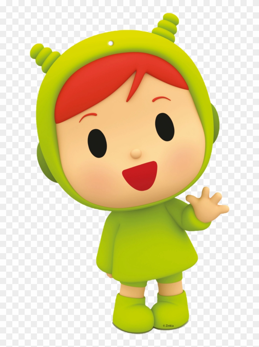 Pack 4 Siluetas 30cm Pocoyo - Pocoyo Para Colorear Nina Clipart
