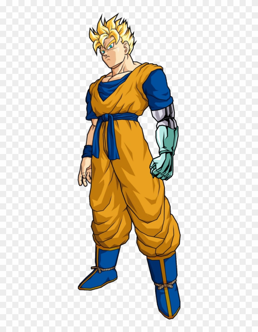 Mirai Gohan Png - Robot Arm Future Gohan Drawing Clipart