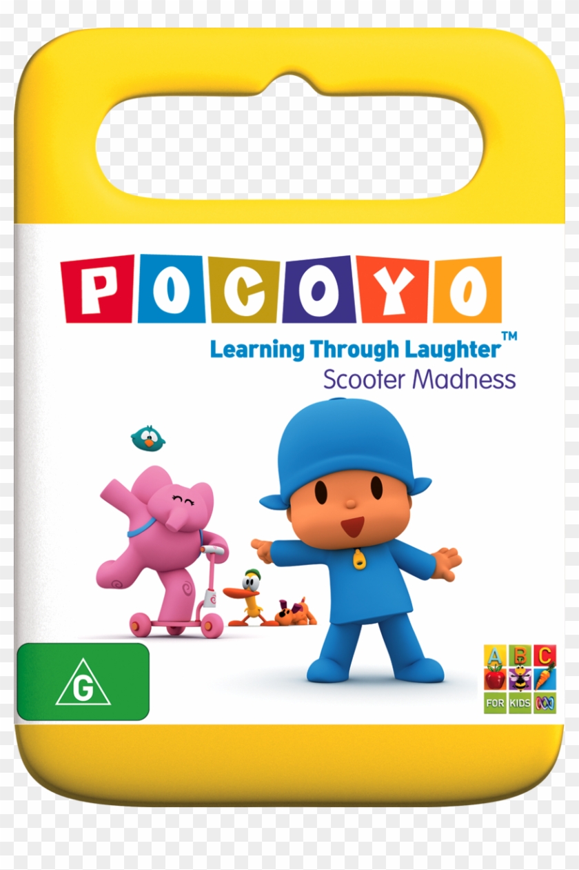 Scooter Madness, Pocoyo And His Friends Show Off Their - Pocoyo And Friends Dvd Clipart