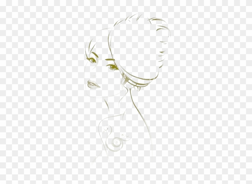 Feather Drawing Elegant - Sketch Clipart