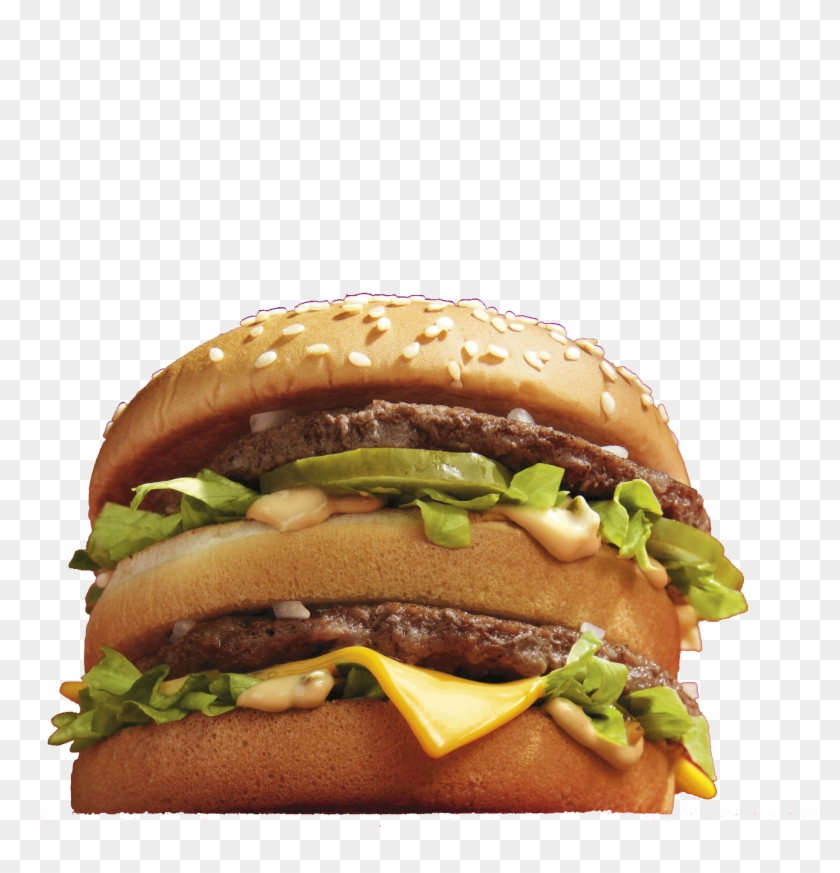 Clip Art Mcdonald S Big Mac Fast Food Salad - Png Download #2184830