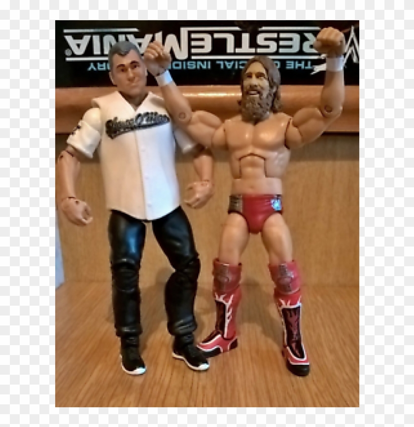 New Style Wwe Mattel Elite Shane Mcmahon & Daniel Bryan - Figurine Clipart