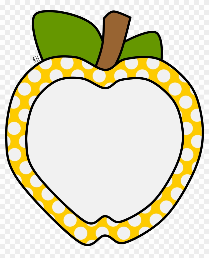 Prasekolah Sk Pulapah - Cute Apple Border Clipart - Png Download