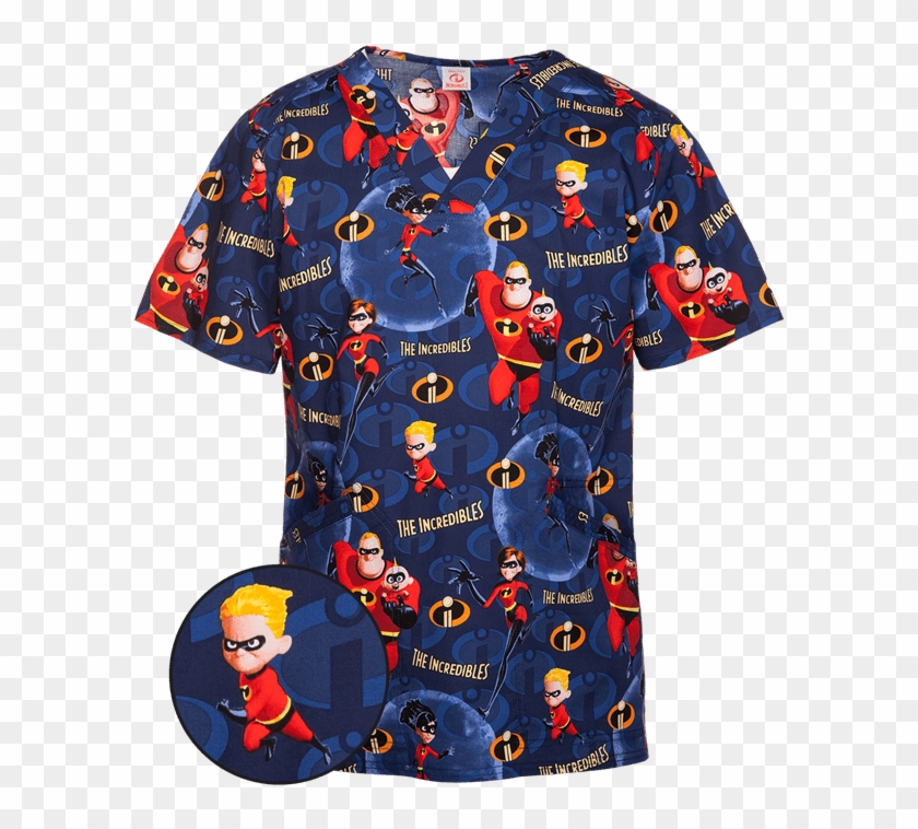 Ck663ica - Incredibles Scrub Top Clipart #2185664
