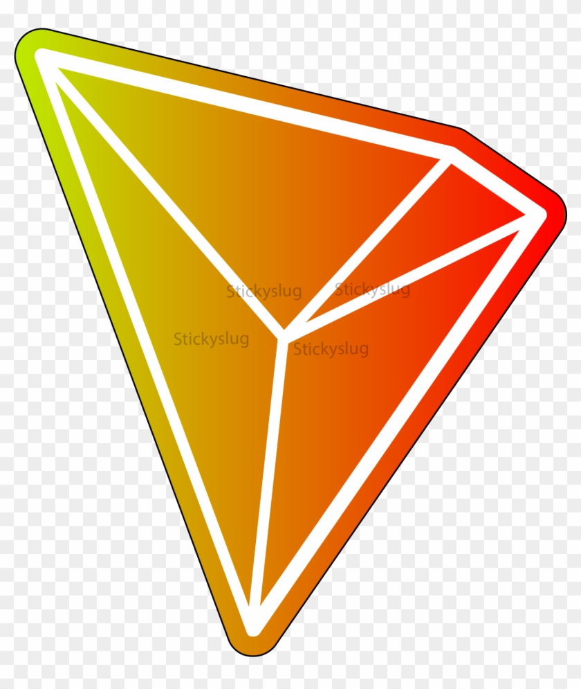 Tron Sticker - Trx Cryptocurrency Clipart