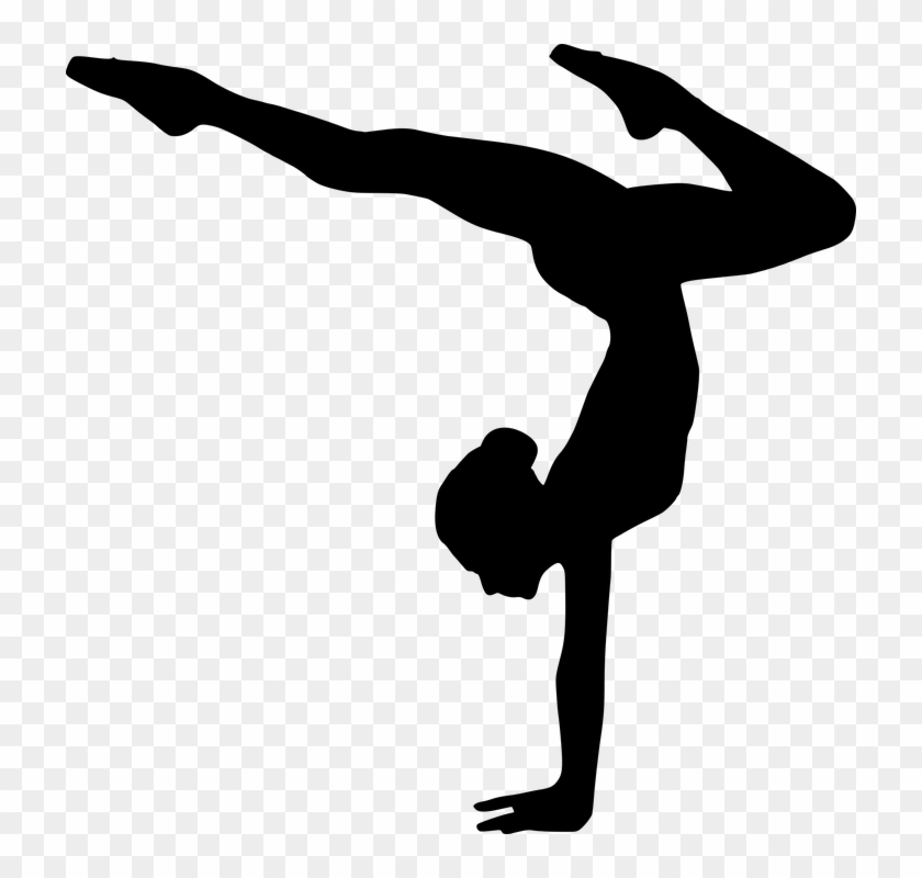 Silhouette Acrobat Active Slim Adho Model Arm - Silhouette Clipart #2186471