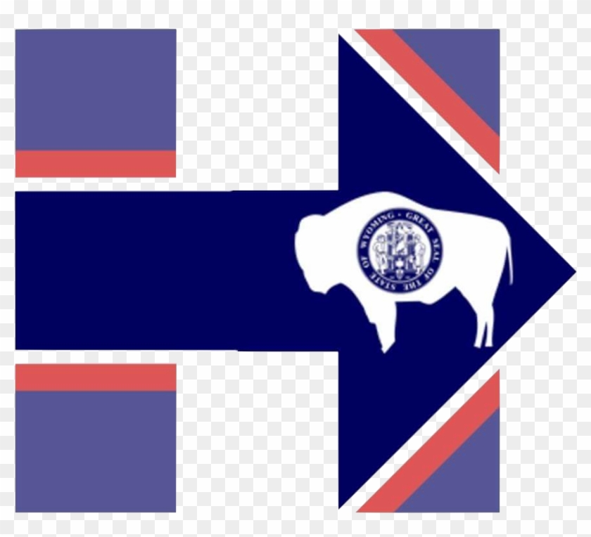Hillary For Wyoming - Wyoming State Flag Clipart