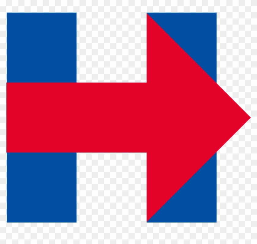 Hillary Clinton's Logo Has A Subliminal Message - I M With Stupid Hillary Clipart #2186702