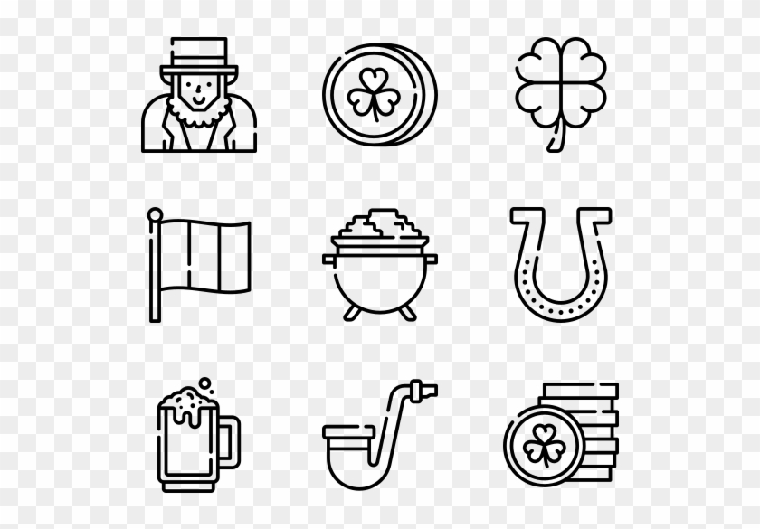 Patrick's Day - Utensils Icon Transparent Background Clipart #2187111