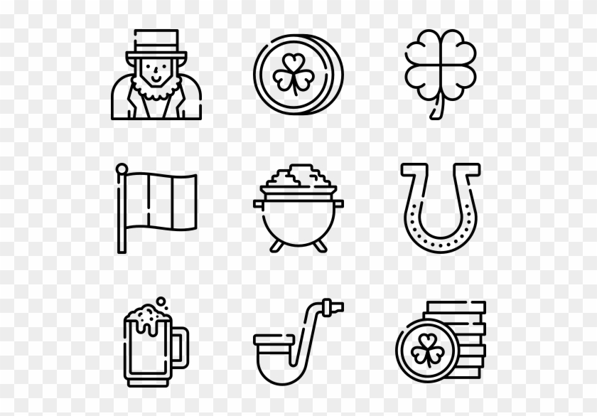 Patrick's Day - Utensils Icon Transparent Background Clipart
