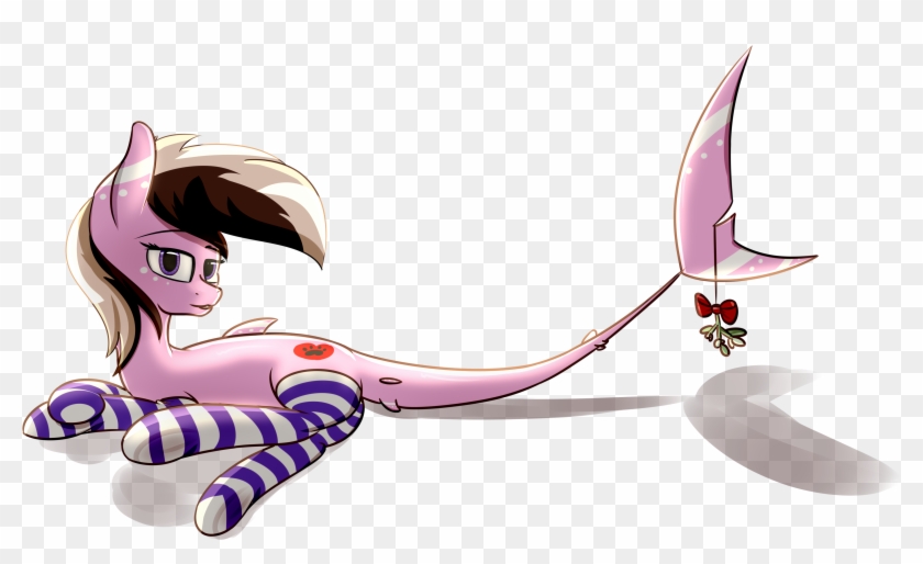 Clothes, Holiday, Looking At You, Mistletoe, Oc, Oc - Cartoon Clipart #2187419